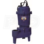 Pro Series E7055-VS - 1/2 HP Cast Iron Sewage Pump (2") w/ Vertical Float Switch