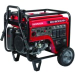Honda EM5000 - 4500 Watt Electric Start Portable Generator (CARB) (Scratch & Dent)