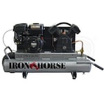 Iron Horse 6-HP 10-Gallon Gas Wheelbarrow Air Compressor