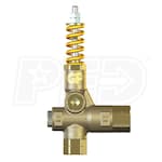 General Pump 1/2" NTP 2300 PSI 21 GPM Trapped Pressure Washer Pump Unloader Valve w/ Yellow Spring