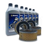 EMAX Lifetime Extended Pump Warranty Maintenance Kit for 10HP (3 Cyl), 15HP, 20HP Piston Compressor (w/out Silent Air & Spin-on Oil Filter)