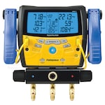 Fieldpiece SMAN340 - Three Port Digital Refrigeration Manifold with Clamps