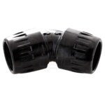 Transair  2-Inch (50mm) Pipe-to-Pipe 45&deg; Elbow Connector