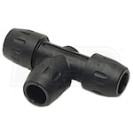 Transair  1/2-Inch (16.5mm) Equal Tee Pipe Connector (Box of 4)