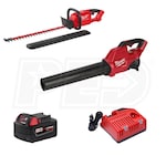 Milwaukee FUEL 18-Volt Lithium-Ion Cordless Leaf Blower & Hedge Trimmer Combo Kit