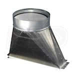 Air King OA6VD Vertical Outlet Adapter with Backdraft Damper - 6