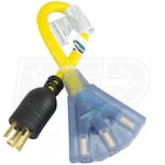 Conntek 30-Amp (3-Prong 1.5-Feet ) Convenience Cord w/ Power Indicator