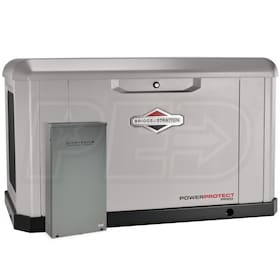 View Briggs & Stratton Power Protect™ 20kW Aluminum Standby Generator (400A Split Service Disc.)