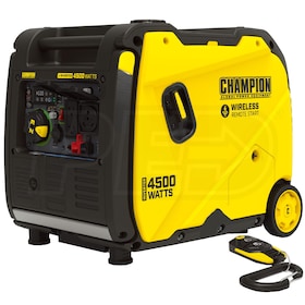 View Champion 201324 - 3500 Watt Electric Start Inverter Generator w/ RV Outlet, Wireless Remote & CO Shield&reg; (49-State)