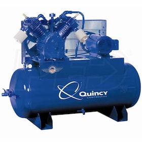 View Quincy QT Pro 15-HP 120-Gallon Two-Stage Air Compressor (460V 3-Phase)