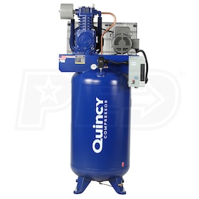 View Quincy QT Pro 5- HP 80-Gallon Two-Stage Air Compressor (230V 1-Phase)