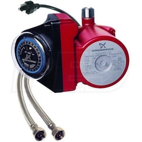 View Grundfos UP15-10SU7P TLC Comfort System Circulator Pump, 1/25 HP, Stainless Steel, 115V, 3/4