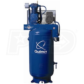 View Quincy QT Pro 7.5-HP 80-Gallon Two-Stage Air Compressor (230V 1-Phase)