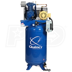 View Quincy QT MAX  7.5-HP 80-Gallon Two-Stage Air Compressor (208V 3-Phase)