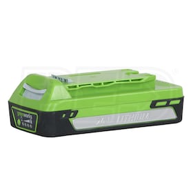 View Greenworks 24-Volt, 2AH Lithium-Ion Battery
