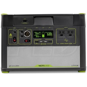 View Goal Zero YETI&reg; 1400 Lithium V2 Solar Generator Portable Power Station w/ Wi-Fi