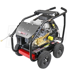 View Simpson SPW7040KCGLRC 7000 PSI (Gas-Cold Water) Gear-Drive Large Roll Cage Pressure Washer w/ Kohler Engine & Comet Pump