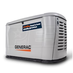View Generac 7259 - 18kW Air-Cooled Standby Generator + Cellular, Wi-Fi & Bluetooth Connectivity