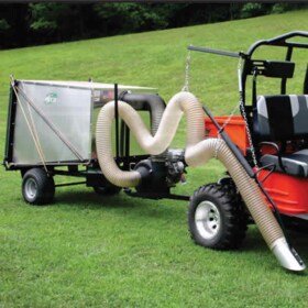 View Peco 50 Cu Ft 9HP Subaru Tow-Behind Pasture Vacuum