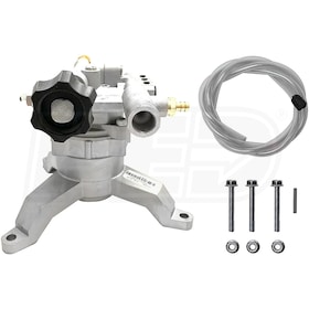 View OEM Technologies Fully Plumbed 2400 PSI 2 GPM Vertical Axial Pressure Washer Pump Kit