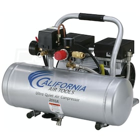 View California Air Tools SP Ultra Quiet & Oil-Free 1-HP 2-Gallon Aluminum Tank Hot Dog Air Compressor