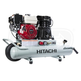 View Metabo HPT 5.5-HP 8-Gallon Gas Wheelbarrow Air Compressor w/ Honda Engine