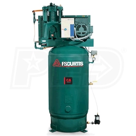 View FS-Curtis CA10 10-HP 120-Gallon UltraPack Two-Stage Air Compressor (200-208V 3-Phase)