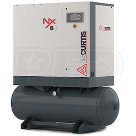 View FS-Curtis NxB-8 10-HP 80-Gallon Rotary Screw Air Compressor Ultra Pack w/ Dryer (208-230/460V 3-Phase)