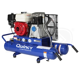 View Quincy 5.5-HP 8-Gallon Wheelbarrow Air Compressor w/ Honda Engine