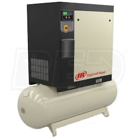 View Ingersoll Rand 5-HP 80-Gallon Rotary Screw Air Compressor (230V 3-Phase 145PSI)