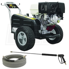 View BE Professional 3500 PSI Belt-Drive (Gas Cold Water) Pressure Washer w/ Honda GX390 Engine