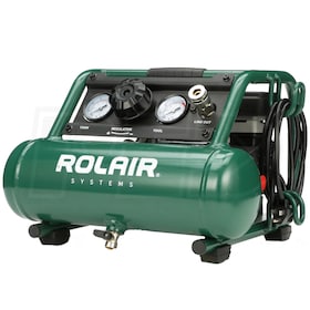 View Rolair 1/2 HP 1-Gallon Direct Drive Hot Dog Air Compressor