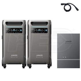 View Anker SOLIX F3800 -  (2) 3840Wh Portable Power Station w/ Home Power Panel + Sub Panel