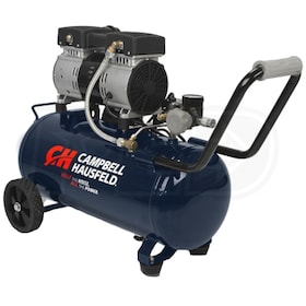 View Campbell Hausfeld Quiet 1-HP 8-Gallon Portable Air Compressor