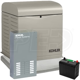 View Kohler 10RESVL - 10kW Home Standby Generator System (100A Indoor 12-Circuit Switch) + 3