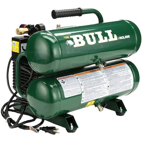 View Rolair (The Bull) 2-HP 4.3-Gallon Contractor Twin Stack Air Compressor