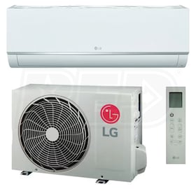 View LG Ductless Mini Split Heat Pump System - Single-Zone - 12k BTU - 18.0 SEER2 - R-32