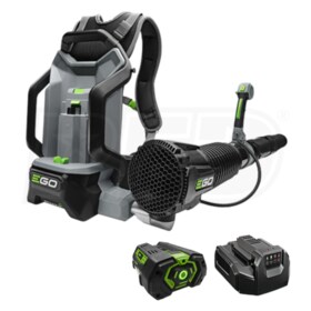 View EGO POWER+ 56-Volt Lithium-Ion Cordless 600 CFM Backpack Leaf Blower (Battery & Charger Included)
