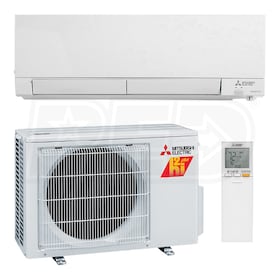 View Mitsubishi - 9k BTU Cooling + Heating - M-Series H2i plus Wall Mounted Air Conditioning System - 29.8 SEER2