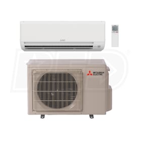 View Mitsubishi - 12k BTU Cooling + Heating- M-Series Wall Mounted Air Conditioning System - 25.6 SEER2