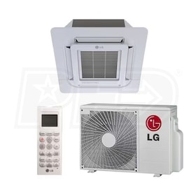 View LG - 12k Cooling + Heating - Ceiling Cassette - Air Conditioning System - 19.4 SEER2
