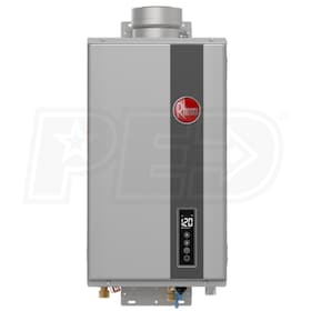 View Rheem RTG Series 9.5 - Residential 199,900 BTU - Liquid Propane Tankless Water Heater - Concentric Vent