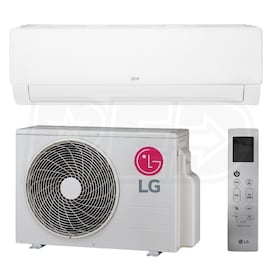 View LG Ductless Mini Split Heat Pump System - Single-Zone - 9k BTU - 23.8 SEER2 - R-32
