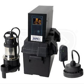 View iON 35ACi+ Battery Backup Sump Pump System (3000 GPH @ 10')