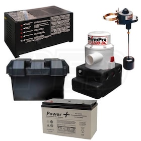 iON Battery Backup Sump Pump System (2100 GPH @ 10') & Battery (MI20106 + P20397)