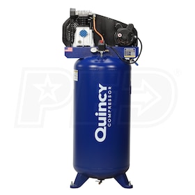 View Quincy 3.5-HP 60-Gallon (Belt Drive) Single Stage Air Compressor (230V 1-Phase)