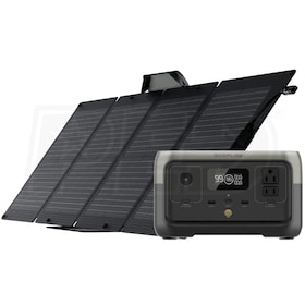 View EcoFlow RIVER 2 - 256Wh Portable Power Station w/ 110-Watt Solar Panel