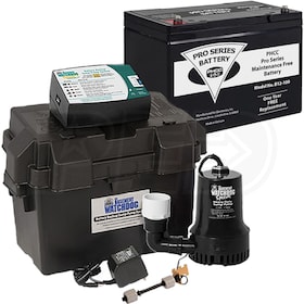View Basement Watchdog Special CONNECT® Backup Sump Pump (1850 GPH @ 10') w/ Maintenance Free Battery