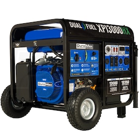 View DuroMax XP13000HX - 10,500 Watt Electric Start Dual Fuel Portable Generator w/ CO Alert (49-State)