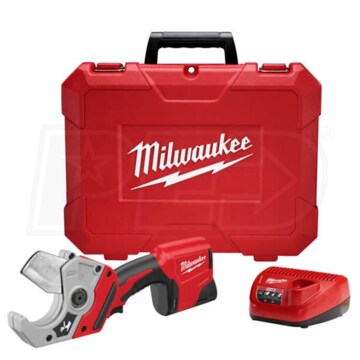 milwaukee 2470 cordless m12 shear pvc kit